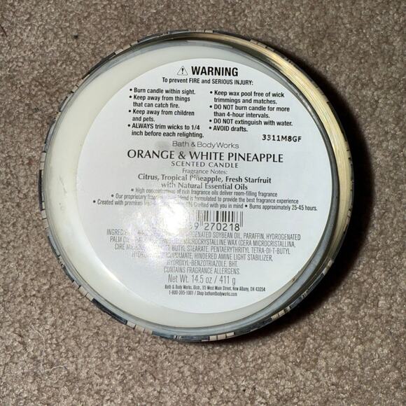 New Bath & Body Works Bali Rainforest 3 Wick Candle - Picture 2 of 4